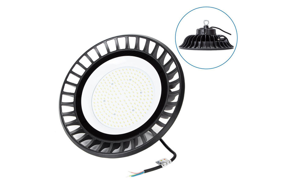 HLW LED LED UFO High Bay 150W - Waterdichte LED lamp IP65, daglicht wit 6500K voor magazijnverlichting