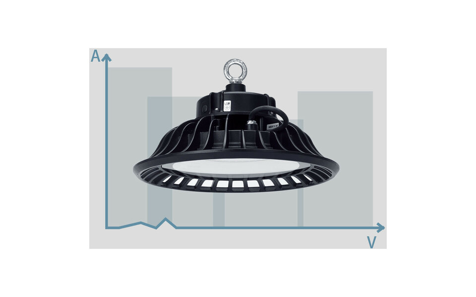 HLW LED LED UFO High Bay 150W - Waterdichte LED lamp IP65, daglicht wit 6500K voor magazijnverlichting