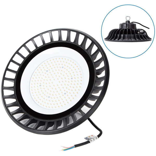 HLW LED LED UFO High Bay 150W - Waterdichte LED lamp, neutraal wit 4000K, IP65 voor magazijnverlichting HLW LED LED UFO High Bay 150W - Waterdichte LED lamp, neutraal wit 4000K, IP65 voor magazijnverlichting