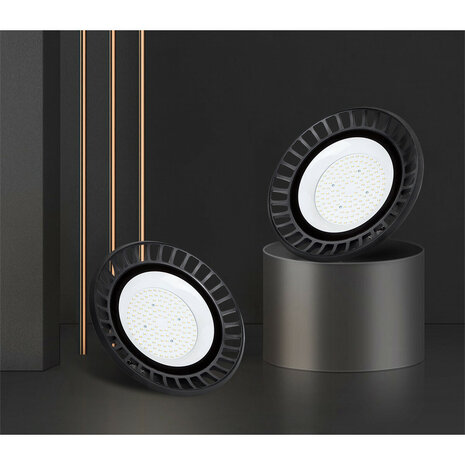 HLW LED LED UFO High Bay 150W - Waterdichte LED lamp, neutraal wit 4000K, IP65 voor magazijnverlichting HLW LED LED UFO High Bay 150W - Waterdichte LED lamp, neutraal wit 4000K, IP65 voor magazijnverlichting