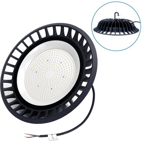 HLW LED LED UFO High Bay 200W - Waterdichte LED lamp met IP65, neutraal wit voor magazijnverlichting HLW LED LED UFO High Bay 200W - Waterdichte LED lamp met IP65, neutraal wit voor magazijnverlichting
