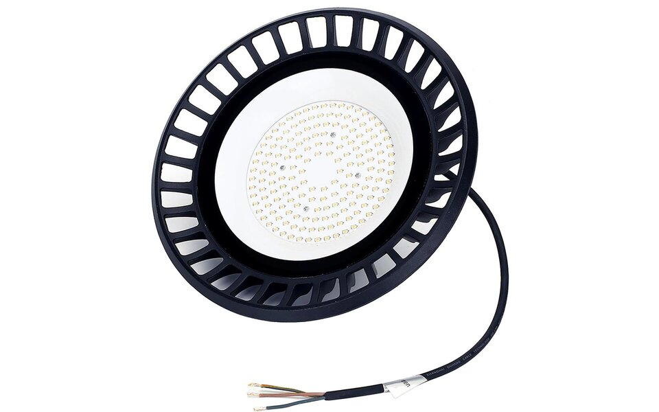 HLW LED LED UFO High Bay 100W - Waterdichte LED lamp met neutraal wit 4000K, IP65 Magazijnverlichting
