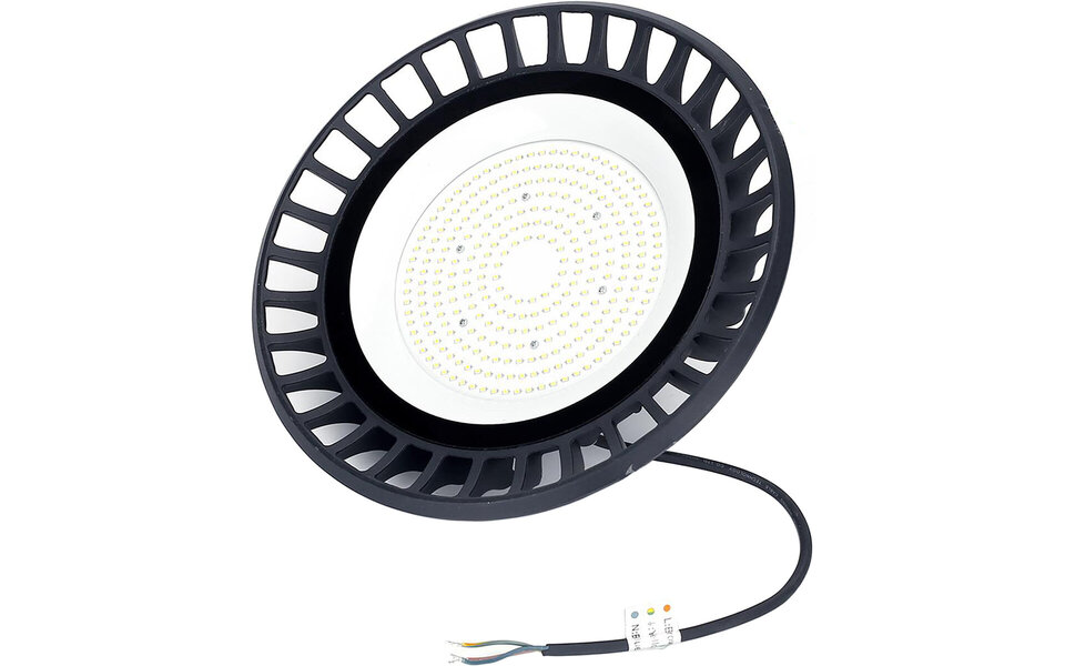 HLW LED LED UFO High Bay 150W - Waterdichte LED lamp voor Magazijnverlichting, IP65, Daglicht Wit 6500K HLW LED LED UFO High Bay 150W - Waterdichte LED lamp voor Magazijnverlichting, IP65, Daglicht Wit 6500K