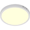 HLW LED LED Paneel Ø30 cm 24W Opbouw LED Downlight Warm Wit 2700K–3000K Mat Wit