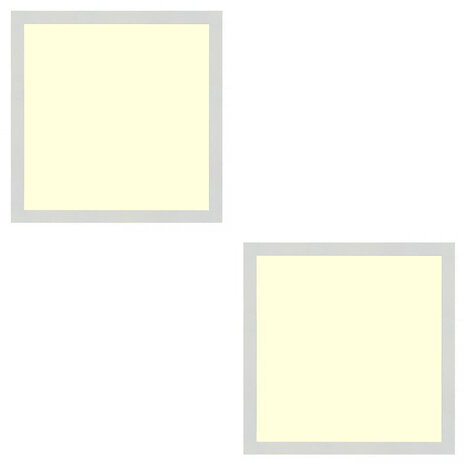 HLW LED LED Paneel Slim 2 Pack 30x30 Warm Wit 2700K - 24W Inbouw LED Downlight HLW LED LED Paneel Slim 2 Pack 30x30 Warm Wit 2700K - 24W Inbouw LED Downlight