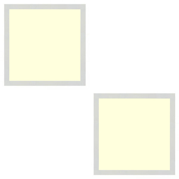 HLW LED LED Paneel Slim 2 Pack 30x30 Warm Wit 2700K - 24W Inbouw LED Downlight HLW LED LED Paneel Slim 2 Pack 30x30 Warm Wit 2700K - 24W Inbouw LED Downlight