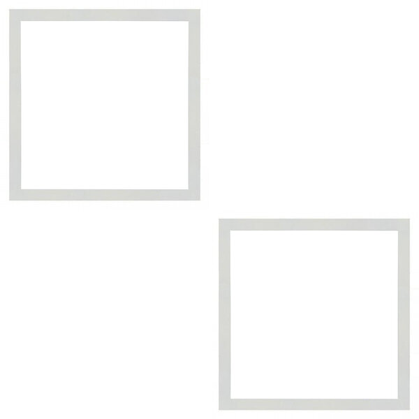 HLW LED LED Paneel Slim 2 Pack 30x30 Inbouw LED Downlight 24W Koud Wit 6000K