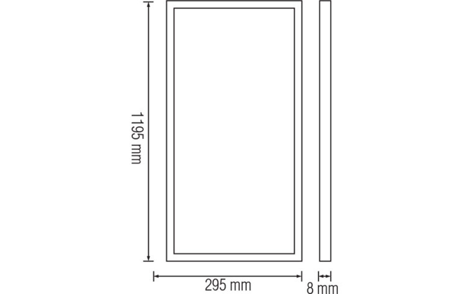 HLW LED 36W LED Paneel 30x120 Inbouw LED Downlight - Beam Angle Verstelbaar, Natuurlijk Wit