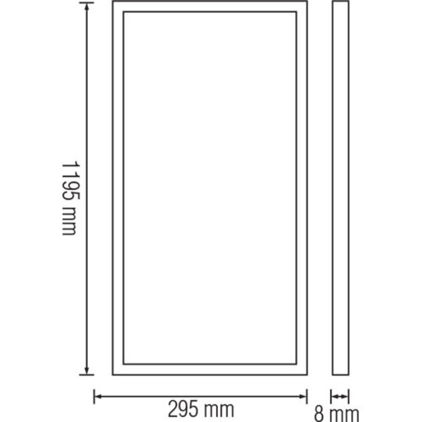HLW LED 36W LED Paneel 30x120 Inbouw LED Downlight - Beam Angle Verstelbaar, Natuurlijk Wit