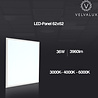 Velvalux LED Paneel 62x62 6 Pack - Inbouw LED Downlight 36W Koud Wit 6000K Helder & Flikkervrij Velvalux LED Paneel 62x62 6 Pack - Inbouw LED Downlight 36W Koud Wit 6000K Helder & Flikkervrij