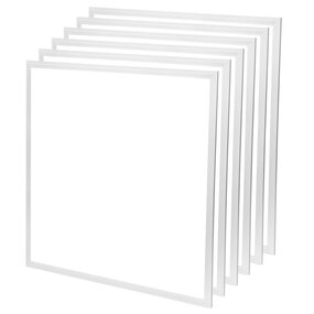 LED Paneel 60x60 6 Pack - Koud Wit 6000K - 36W Inbouw LED Lamp