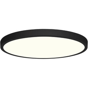 Opbouw LED Downlight 24W - Rond LED Paneel Ø30cm Mat Zwart Opbouw LED Downlight 24W - Rond LED Paneel Ø30cm Mat Zwart