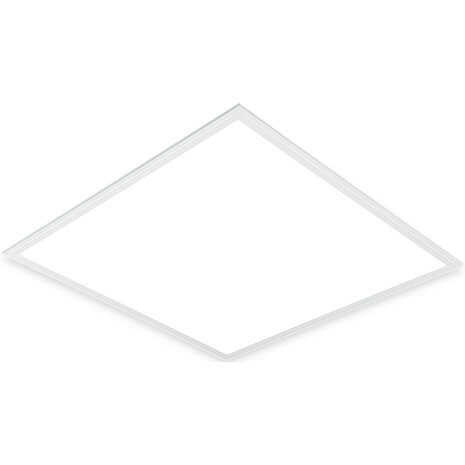 LED Paneel 60x60 - Aigi Clena 40W Inbouw LED Downlight, Koud Wit 6000K, Mat Wit