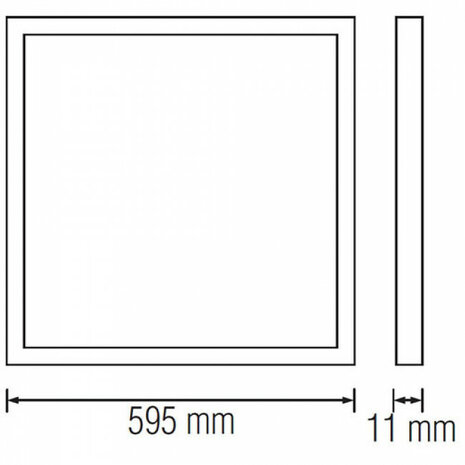 HLW LED LED Paneel 60x60 32W - Inbouw LED Downlight met Neutraal Wit Licht HLW LED LED Paneel 60x60 32W - Inbouw LED Downlight met Neutraal Wit Licht