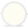 Inbouw LED Downlight 24W - Natuurlijk Wit 4000K - Rond Ø30 LED Paneel