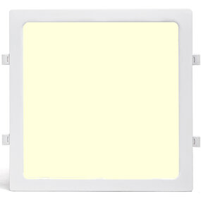 LED Paneel 30x30 - Inbouw LED Downlight Warm Wit 24W