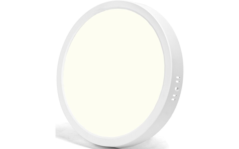 HLW LED 24W LED Paneel Downlight Opbouw - Rond Ø30cm, Natuurlijk Wit 4000K, Flikkervrij HLW LED 24W LED Paneel Downlight Opbouw - Rond Ø30cm, Natuurlijk Wit 4000K, Flikkervrij