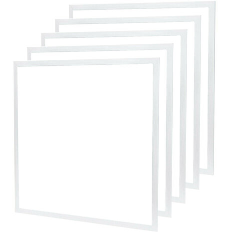 HLW LED LED Paneel 60x60 5 Pack - Smart Dimbaar Inbouw LED Downlight 32W Koud Wit 6000K HLW LED LED Paneel 60x60 5 Pack - Smart Dimbaar Inbouw LED Downlight 32W Koud Wit 6000K