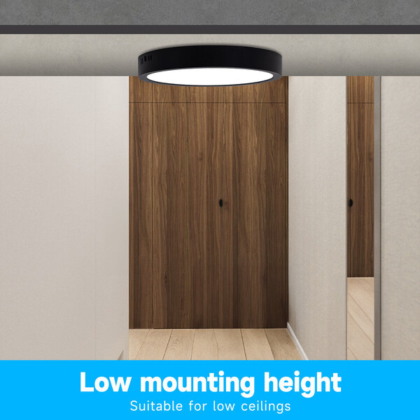 Velvalux Velvalux LED Paneel Ø30cm 24W Warm Wit 2700K–3000K Opbouw LED Downlight