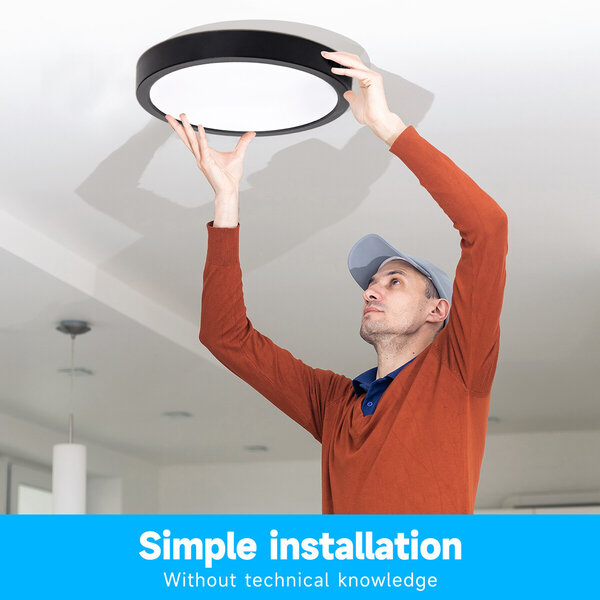 Velvalux LED Paneel Opbouw Downlight Ø30 - 24W LED Lamp Neutraal Wit 4000K Velvalux LED Paneel Opbouw Downlight Ø30 - 24W LED Lamp Neutraal Wit 4000K