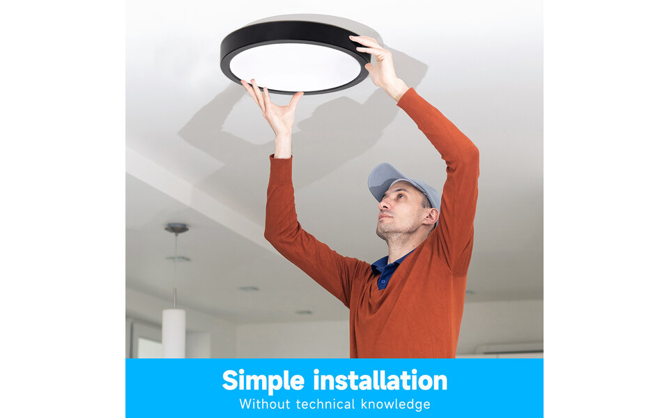 Velvalux LED Paneel Opbouw Downlight 24W - Helder Koud Wit 6000K LED Lamp