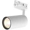 HLW LED LED Railverlichting Spot met GU10 Fitting - Mat Wit Aluminium, 3 Fase