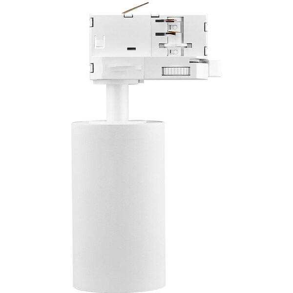 HLW LED LED Railverlichting Spot met GU10 Fitting - Mat Wit Aluminium, 3 Fase