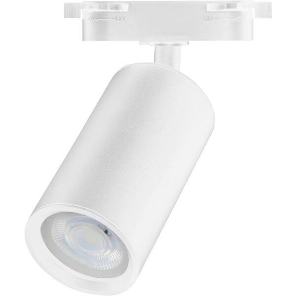 HLW LED Verstelbare LED Spot met GU10 Fitting - Mat Wit Aluminium Railverlichting