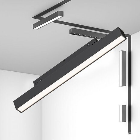 HLW LED 48V Magnetische Lineaire 10W LED Lamp Railverlichting - Brinton Magni, Aanpasbare Lichtkleur