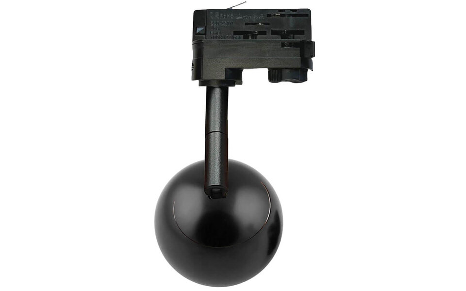 HLW LED LED Railverlichting 10W LED Spot Warm Wit 2700K–3000K - Mat Zwart Aluminium