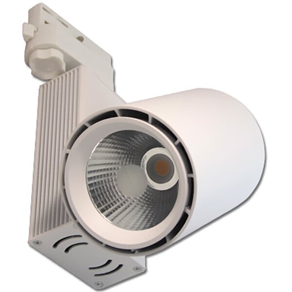 HLW LED LED Railverlichting 30W LED Spot - Neutraal Wit, Mat Wit Aluminium