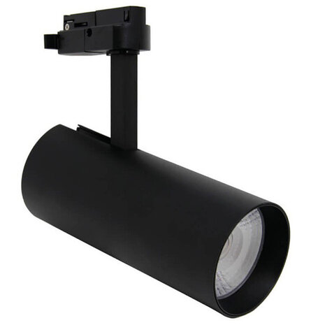LED Railverlichting - Dimbare 30W LED Spot in Neutraal Wit 4000K, Mat Zwart