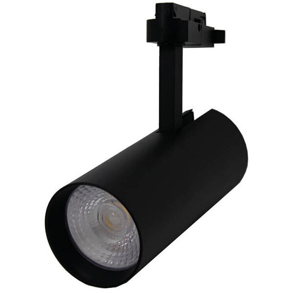 HLW LED LED Railverlichting - Dimbare 30W LED Spot in Neutraal Wit 4000K, Mat Zwart