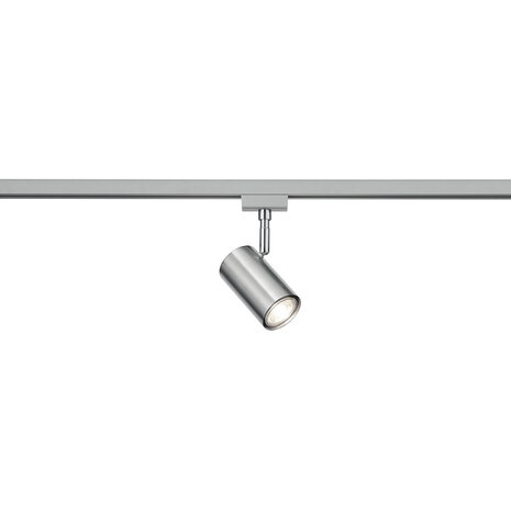 HLW LED LED Railverlichting Track Spot - Mat Nikkel, Aluminium, GU10 Fitting, 2 Fase HLW LED LED Railverlichting Track Spot - Mat Nikkel, Aluminium, GU10 Fitting, 2 Fase