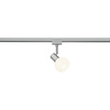 LED Railverlichting Spot E14 - Mat Nikkel, Verstelbaar LED Railverlichting Spot E14 - Mat Nikkel, Verstelbaar