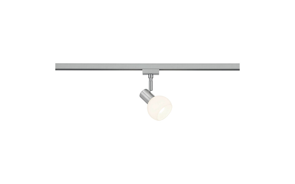 HLW LED LED Railverlichting Track Spot E14 - Mat Nikkel, Verstelbare LED Lamp