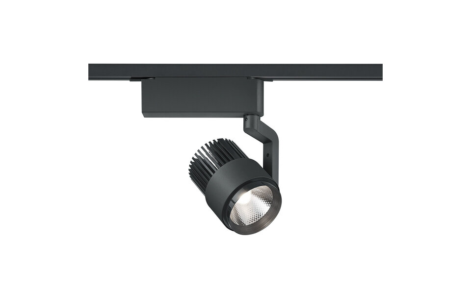 HLW LED Dimbare 15W LED Spot - Aanpasbare Kleur LED Lamp in Mat Zwart Aluminium