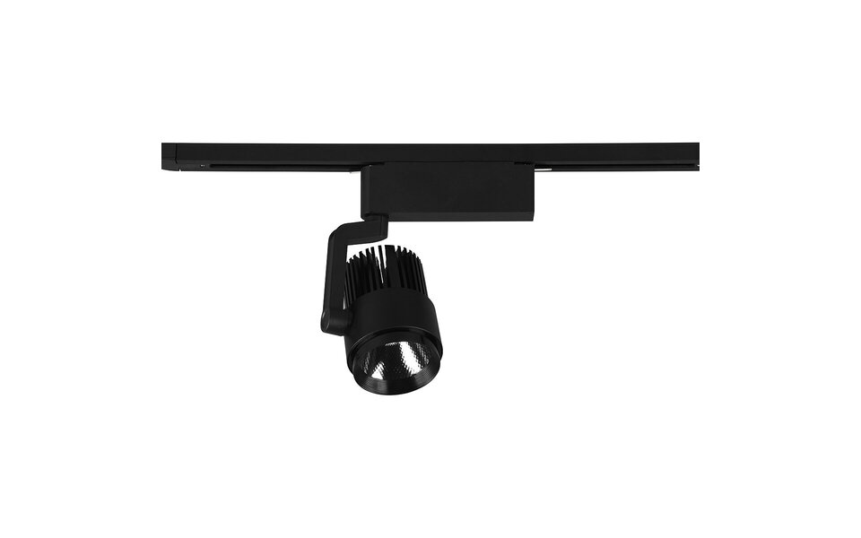 HLW LED Dimbare 15W LED Spot - Aanpasbare Kleur LED Lamp in Mat Zwart Aluminium