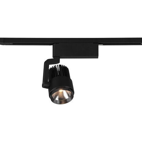 HLW LED Dimbare 15W LED Spot - Aanpasbare Kleur LED Lamp in Mat Zwart Aluminium