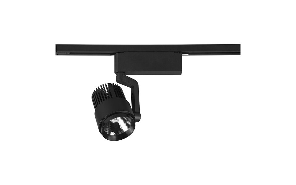 HLW LED Dimbare 15W LED Spot - Aanpasbare Kleur LED Lamp in Mat Zwart Aluminium