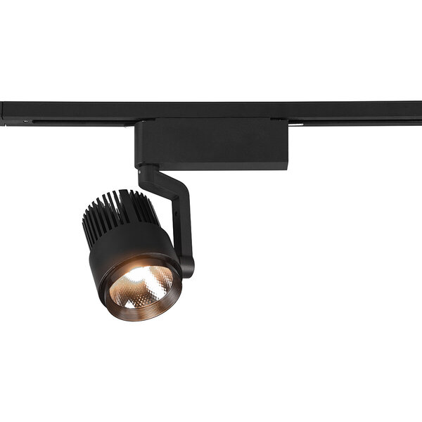 HLW LED Dimbare 15W LED Spot - Aanpasbare Kleur LED Lamp in Mat Zwart Aluminium