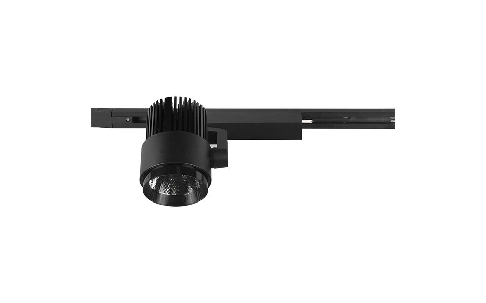 HLW LED Dimbare 15W LED Spot - Aanpasbare Kleur LED Lamp in Mat Zwart Aluminium