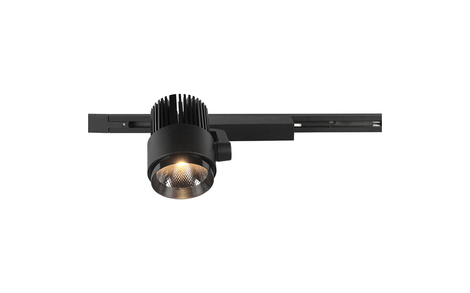 HLW LED Dimbare 15W LED Spot - Aanpasbare Kleur LED Lamp in Mat Zwart Aluminium