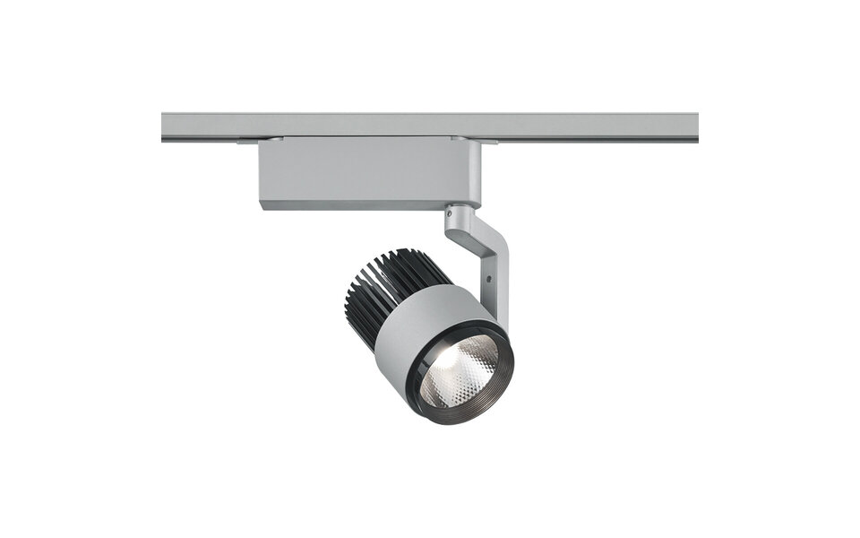 HLW LED LED Spot 15W Dimbaar - Railverlichting Mat Titaan met Aanpasbare Kleur