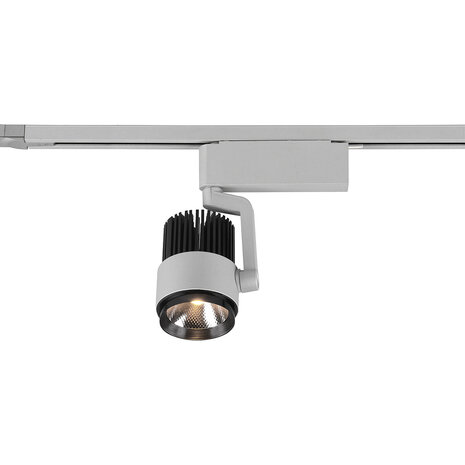 HLW LED LED Spot 15W Dimbaar - Railverlichting Mat Titaan met Aanpasbare Kleur HLW LED LED Spot 15W Dimbaar - Railverlichting Mat Titaan met Aanpasbare Kleur