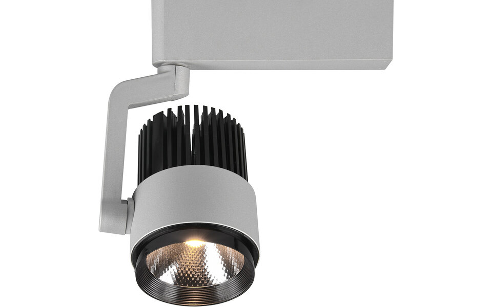 HLW LED LED Spot 15W Dimbaar - Railverlichting Mat Titaan met Aanpasbare Kleur