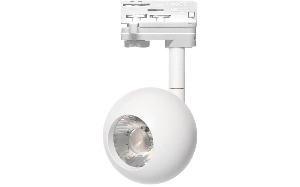 HLW LED LED Railverlichting 10W LED Spot Neutraal Wit 4000K - Mat Wit Aluminium HLW LED LED Railverlichting 10W LED Spot Neutraal Wit 4000K - Mat Wit Aluminium