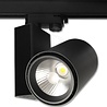 HLW LED LED Railverlichting 30W LED Spot Warm Wit 2700K–3000K - Prixa Oron Mat Zwart