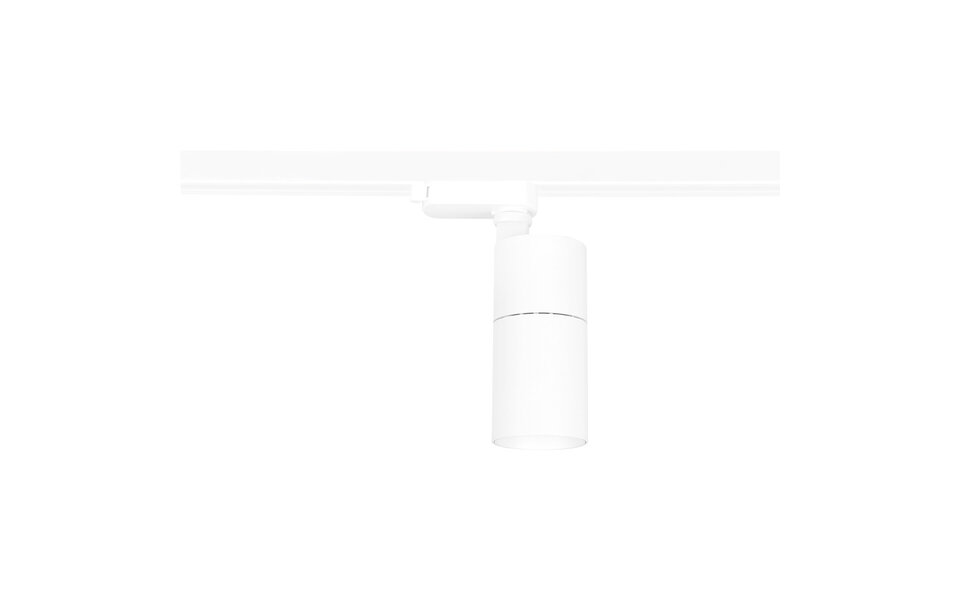 HLW LED LED Spot 20W Railverlichting Prixa Pina - Aanpasbare Kleur, Mat Wit, Aluminium