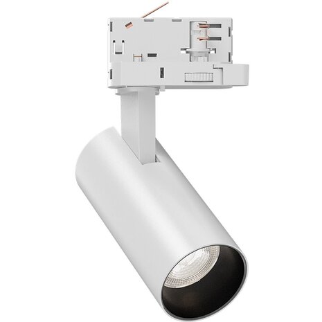 LED Railspot 15W Koud Wit 6000K - Brinton Sonly 3-Fase LED Spot